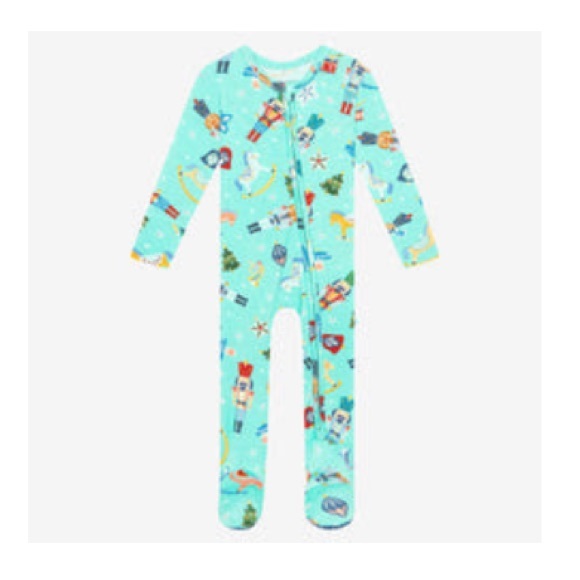 Posh peanut Fritz Footie Zippered One Piece 3-6 months - Picture 2 of 4